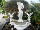 Barano d'Ischia. Villa Lesto. Statue im Garden