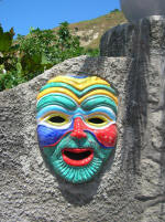 Insel Ischia. Keramik-Maske
